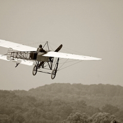 Blériot im Flug